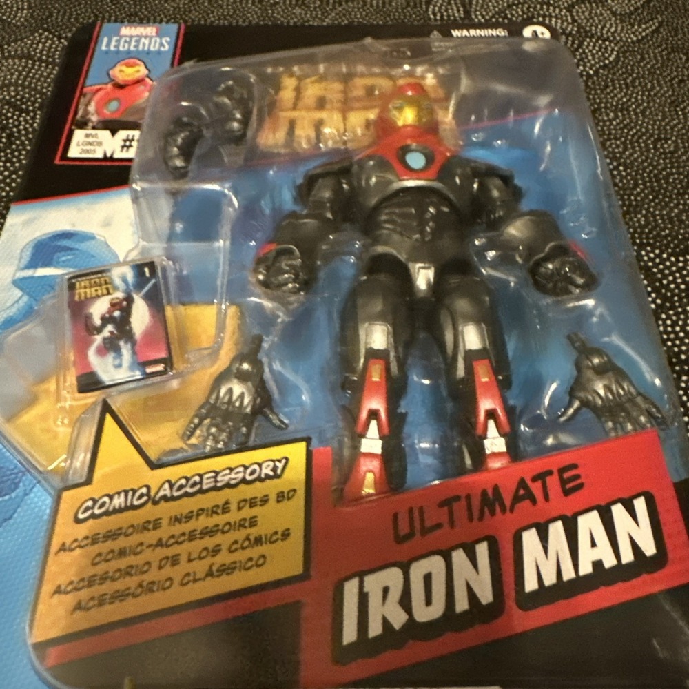 Marvel Legends Comic Series Ultimate Iron Man 6" Figure Hasbro 2025 New Sealed